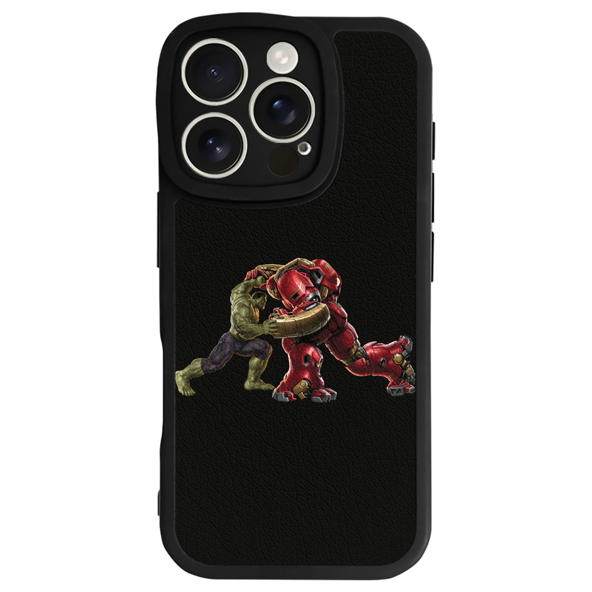 （画像用） アベンジャーズ The Avengers 【iPhone 16シリーズ対応】シリコンスマホケース（レザー調） 材質：シリコン